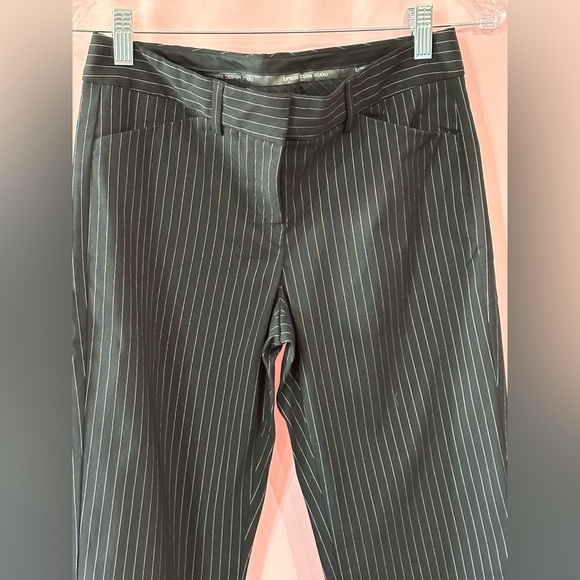 Express Design Studio Editor Black Pinstriped Pants- Sz 2 - Picture 9 of 11